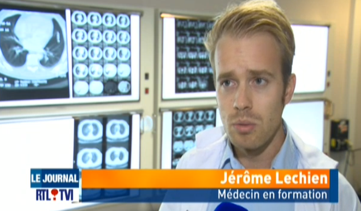 Interview au JT de RTL TVI concernant la problématique des numéros INAMI en 2013.