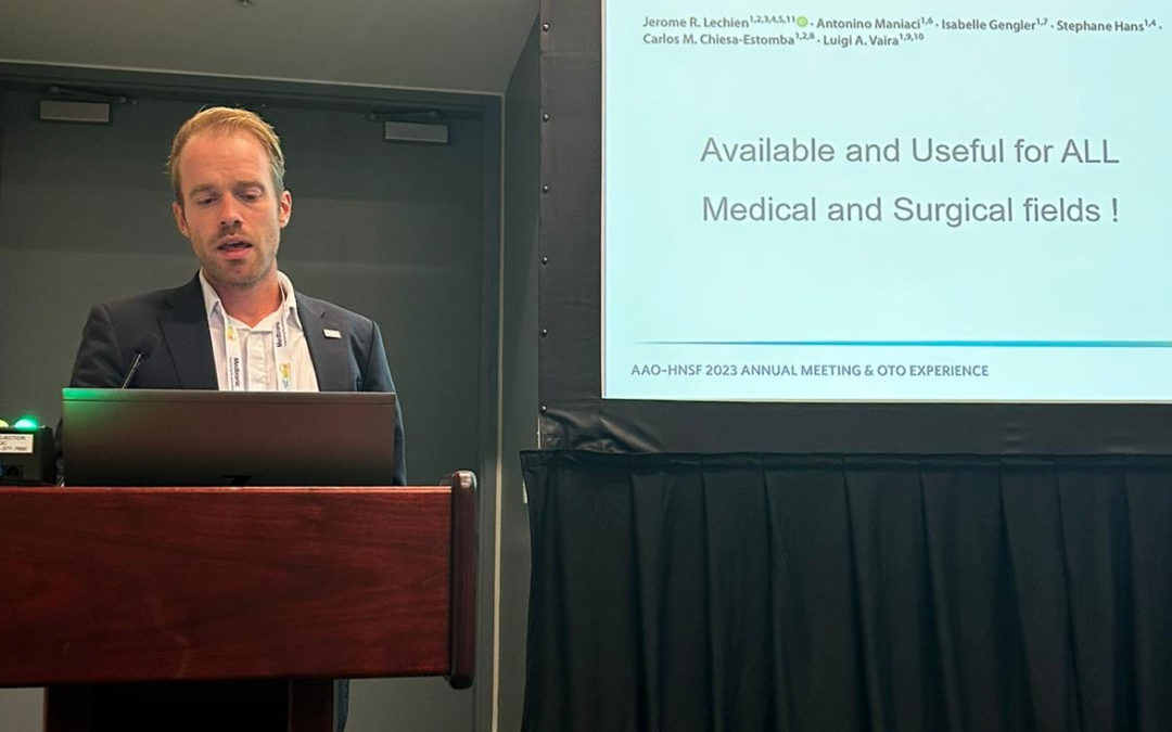 Récompense par l’Académie américaine en tant que meilleur travail scientifique de l’année en rhinologie