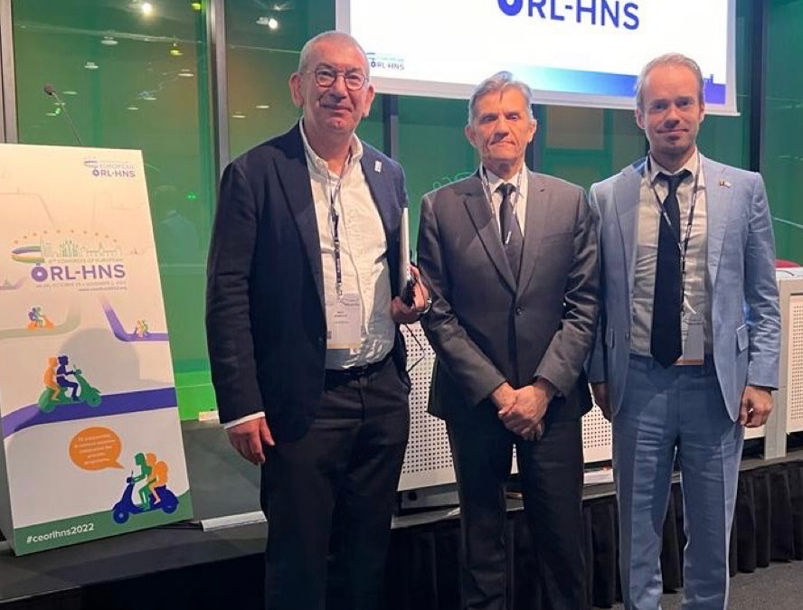 Congrès Européen d’ORL et de chirurgie cervico-faciale à Milan